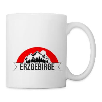 Erzgebirge Heimatliebe - Tasse - Weiß - Rechts