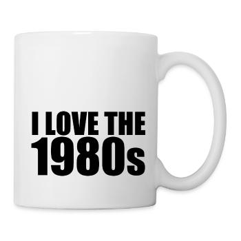 Ich liebe die 1980er Jahre - Tasse - Weiß - Rechts