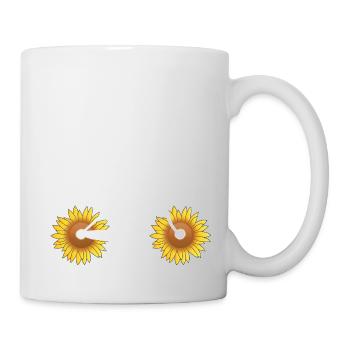 Sunflower Bicycle Women Garden Flower Bicycle - Mug - white - Right