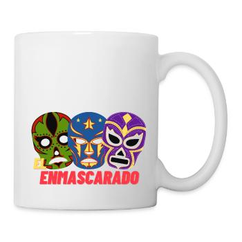 Lutteur Mex - Mug blanc - blanc - Droite