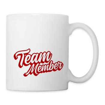 Membres de l’équipe - Mug blanc - blanc - Droite