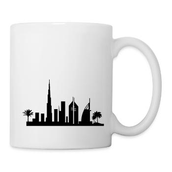 dubai skyline - Tasse - Weiß - Rechts