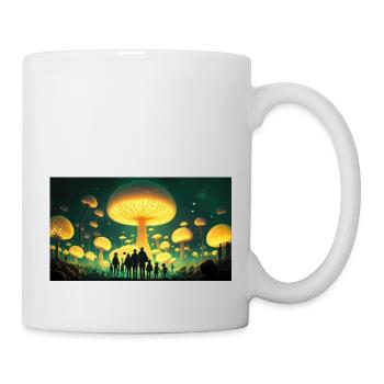 Mushrooms city - Mug - white - Right