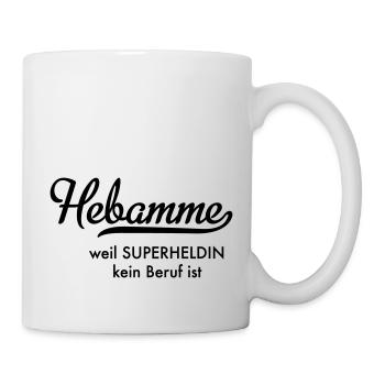 Hebamme - Tasse - Weiß - Rechts