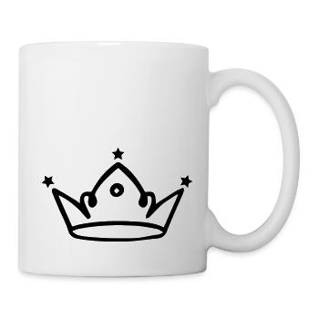 krone 01 - Tasse - Weiß - Rechts