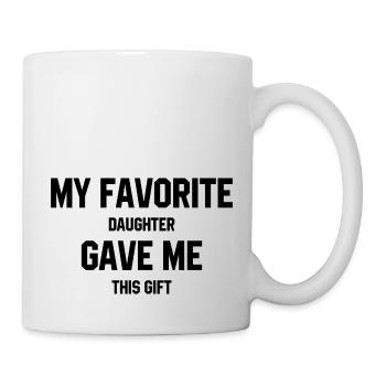 My Favorite Daughter - Mother's Day Funny Gift - Mug - white - Right