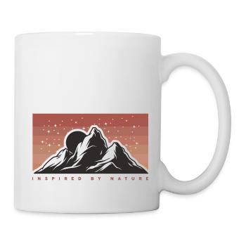Mountains, Climbers, Nature, Adventure - Mug - white - Right