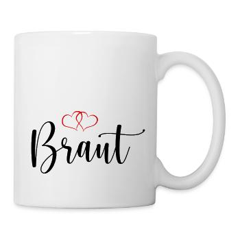 braut - Tasse - Weiß - Rechts