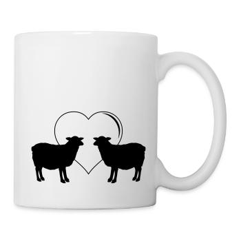 Sheep Love - Mug - white - Right