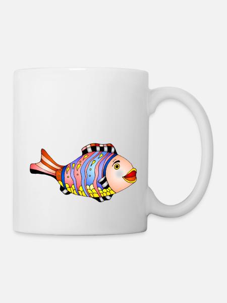 Fisch - Tasse - Weiß