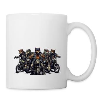 Straßenwölfe - Tasse - Weiß - Rechts