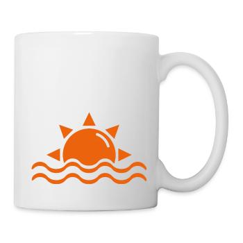 Sommer Sonne - Tasse - Weiß - Rechts
