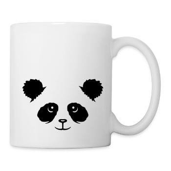 Panda Bear Face Mignon Tête Mignon Sourire Mignon Nice - Mug blanc - blanc - Droite