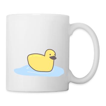 Baby-Ente - Tasse - Weiß - Rechts