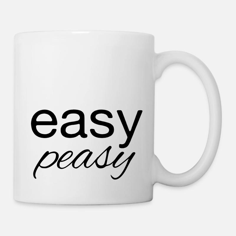 easy peasy - Tasse - Weiß