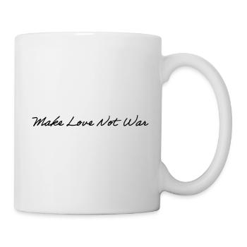 Faites l’amour, pas la guerre - Mug blanc - blanc - Droite