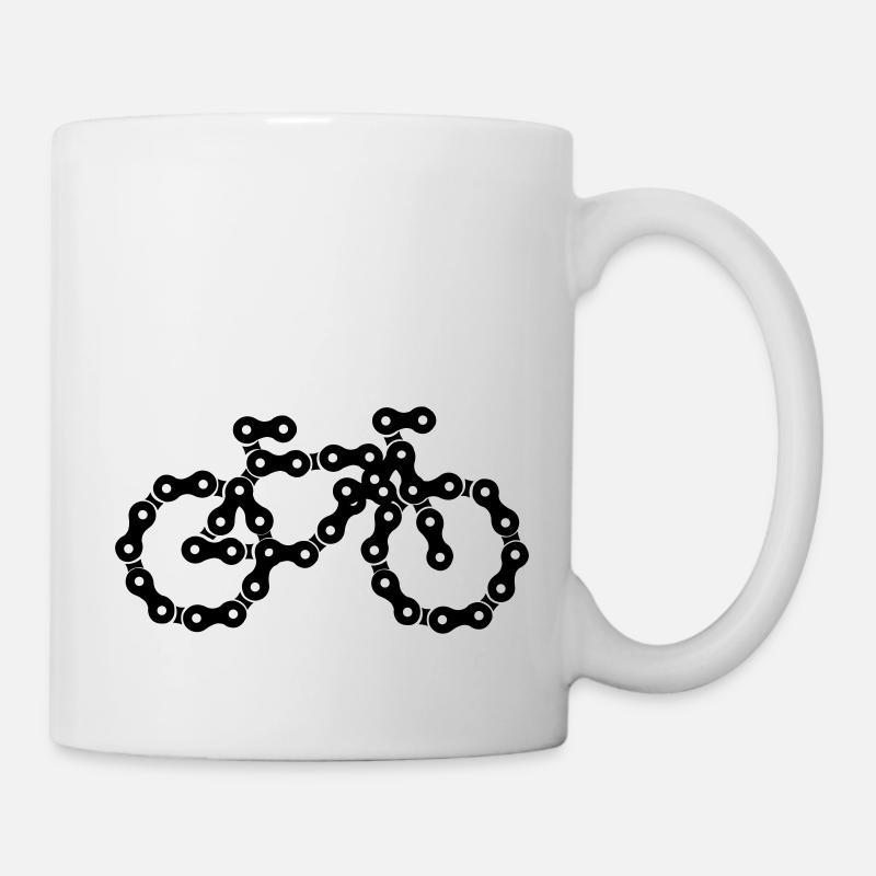 bike - Tasse - Weiß