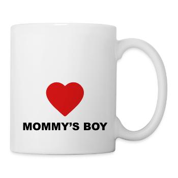 Cute "Mommy's Boy" design for him - Mug - white - Right
