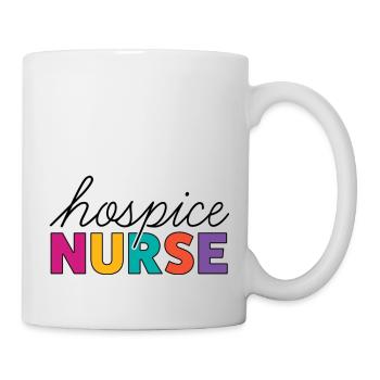 Hospice Nurse T Shirt - Mug - white - Right
