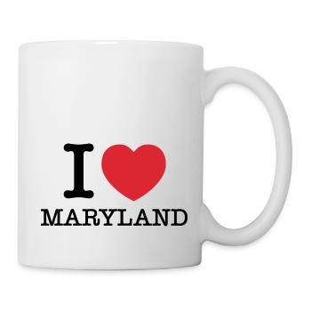 I Love Maryland | Maryland | I Heart Maryland - Mug - white - Right