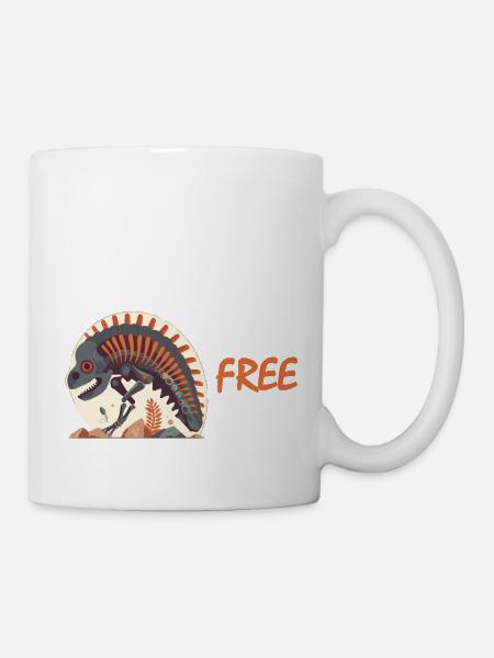 Fossil Frei - Tasse - Weiß