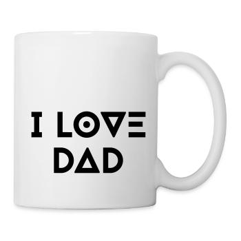 I LOVE DAD - Tasse - Weiß - Rechts