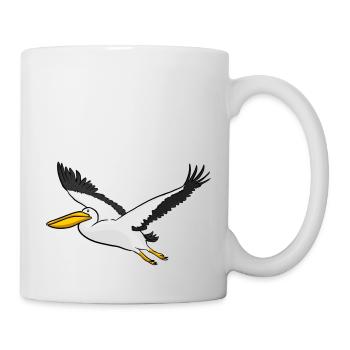 Pélican animal - Mug blanc - blanc - Droite