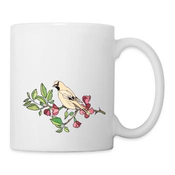 Oiseau - Mug blanc - blanc - Droite