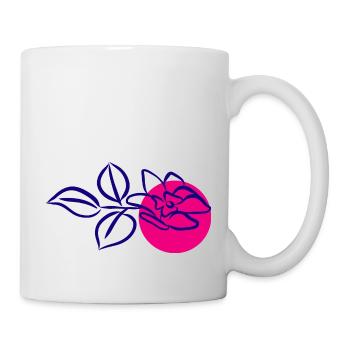 Flower Blume Pflanze - Tasse - Weiß - Rechts