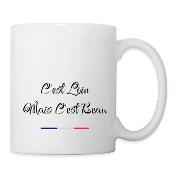 c'est loin mais c'est beau - Mug blanc - blanc - Droite