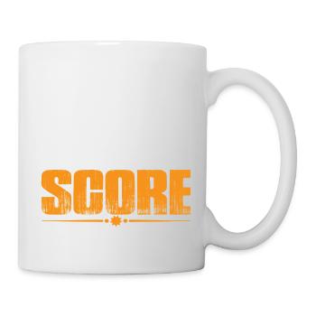 Chut, je garde le score 8 - Mug blanc - blanc - Droite