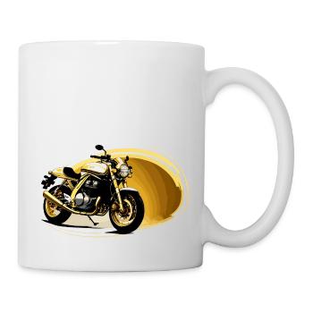 Vélo d’or - Mug blanc - blanc - Droite