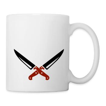 messer 01 - Tasse - Weiß - Rechts