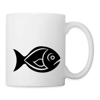 Pêche au poisson Pêche en mer - Mug blanc - blanc - Droite