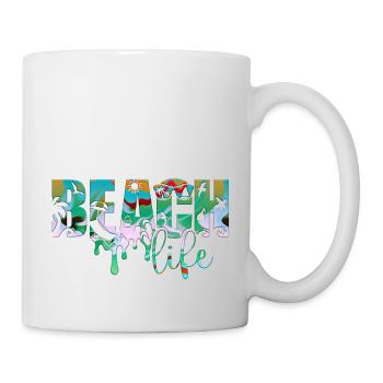 Dubrovnik kroatien hrvatska zrce beach party exyu - Tasse - Weiß - Rechts