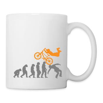 BMX Radfahren Fahrrad Radfahren Evolution - Tasse - Weiß - Rechts