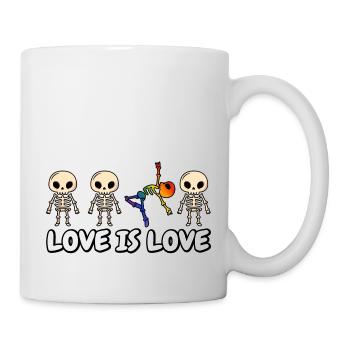 Love is love Rainbow LGBT Pride - Mug - white - Right