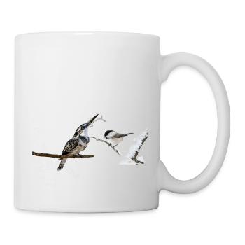 oiseaux mignon - Mug blanc - blanc - Droite