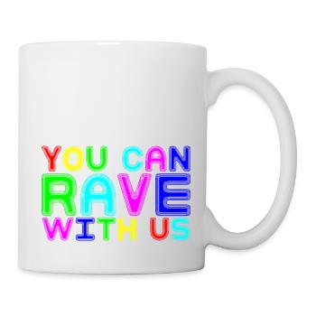 Vous pouvez ravir avec nous - Mug blanc - blanc - Droite