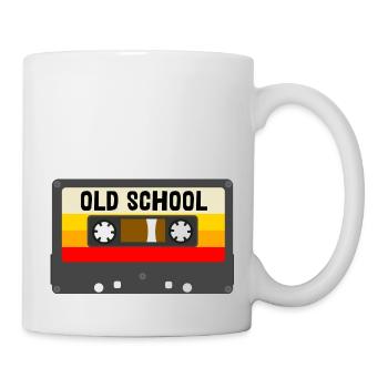 Old School Mixtape Cassette - Mug - white - Right
