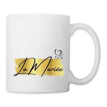 La mariée gold - Mug blanc - blanc - Droite