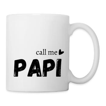 Call me papi - Mug blanc - blanc - Droite