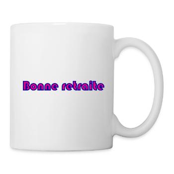 RETRAITE. RETRAITE. RETRAITEE. RETRAITE - Mug blanc - blanc - Droite