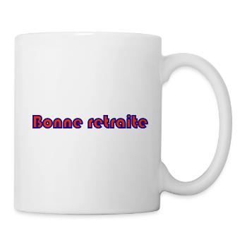 RETRAITE. RETRAITE. RETRAITEE. RETRAITE - Mug blanc - blanc - Droite