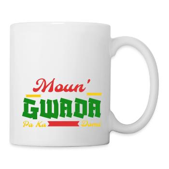 Moun Gwada pa ka domi png - Mug blanc - blanc - Droite