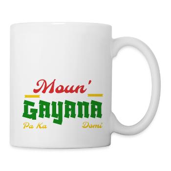 Moun Gayana pa ka domi - Mug blanc - blanc - Droite