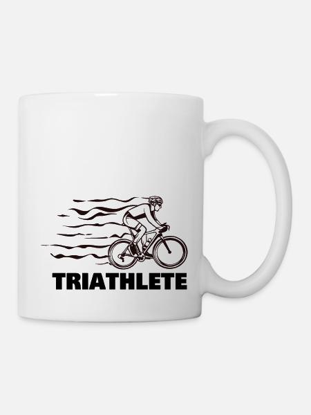 Fahrrad Biking Biker - Tasse - Weiß