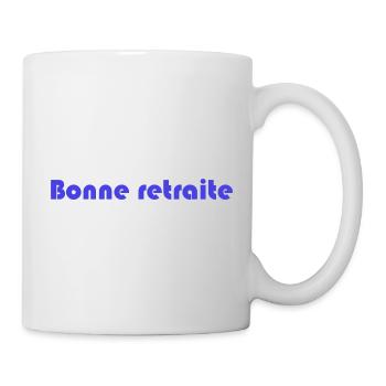 RETRAITE. RETRAITE. RETRAITEE. RETRAITE - Mug blanc - blanc - Droite