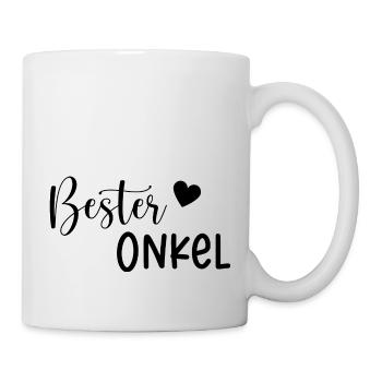 Bester Onkel Geschenkidee - Tasse - Weiß - Rechts