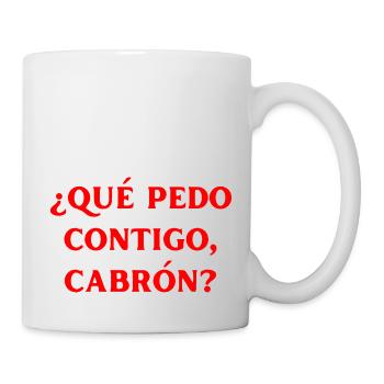 Was ist dein Problem? Spanisch Sprache - Tasse - Weiß - Rechts